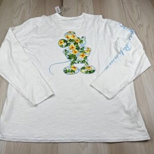 Tommy Bahama Disney Mens White Postcard to Paradise Mickey Lux T-Shirt Size 2XLT